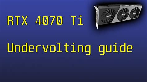 Same Performance Less Heat is what this will deliver for you. . Rtx undervolting guide